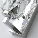 Modern chrome crystal wall lamp for bedroom luxury lighting