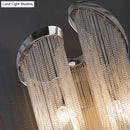DecorBites™ Minimalist Aluminum Wall Sconce Light with 2 Silver Bulbs - Perfect Bedside Lamp