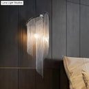 DecorBites™ Minimalist Aluminum Wall Sconce Light with 2 Silver Bulbs - Perfect Bedside Lamp