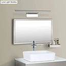 Modern chrome cylinder vanity lighting led bathroom wall sconce