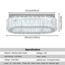 Modern chrome decorbites crystal ceiling chandelier living room light