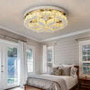 Modern chrome decorbites crystal ceiling chandelier living room light