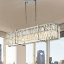Modern chrome decorbites crystal chandelier for dining room