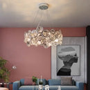 Modern chrome decorbites crystal led chandelier dining room light