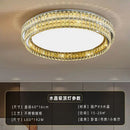 Modern chrome decorbites crystal round led ceiling light living room