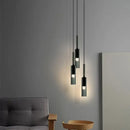 Modern chrome decorbites glass chandeliers for living room ambient lighting