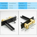 Modern chrome dual handle basin faucet bathroom wall mounted tap