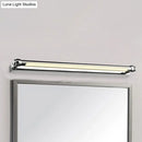 Modern chrome finish led vanity lamp bathroom light mirror handle