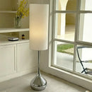 DecorBites™ Cream Fabric Shade LED Floor Lamp | Nordic Minimalist Style for Bedroom & Living Room