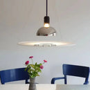 Modern chrome flying saucer chandelier for living room lighting
