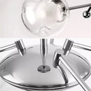 Modern chrome glass ball led chandelier – dining room pendant light