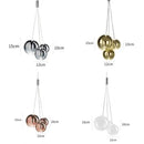 Modern chrome glass ball pendant light – dining room chandelier