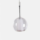 Modern chrome glass bubble pendant lights dining room chandelier