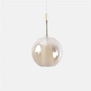 Modern chrome glass bubble pendant lights dining room chandelier