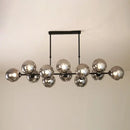 Modern chrome globe island lighting – kitchen hanging lamp