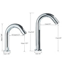 Modern chrome infrared sensor faucet – bathroom touchless basin mixer