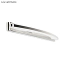 Modern chrome led arc wall light acrylic shade vanity light fixture