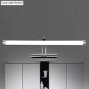 DecorBites™ Modern LED Indoor Vanity Light with Tubular Metallic Shade, Chrome Wall Sconce Lamp in Warm/White Light - 18"/21" Width