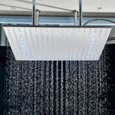 Modern chrome led rain shower head bathroom ceiling sprayer