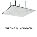Modern chrome led rain shower head bathroom ceiling sprayer