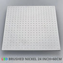 Modern chrome led rain shower head bathroom ceiling sprayer