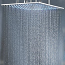 Modern chrome led rain shower head bathroom ceiling sprayer with arm