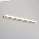 Modern chrome led sconce light bathroom acrylic fixture