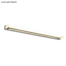 Modern chrome led sconce light bathroom acrylic fixture