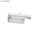 Modern chrome led vanity light bathroom sconce warm white light