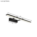 Modern chrome led vanity light fixture bathroom led light type