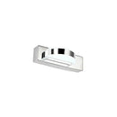 Modern chrome led vanity mirror light bathroom sconce chrome & white