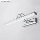 Modern chrome led vanity mirror light – bathroom wall fixture