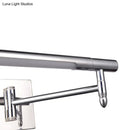 Modern chrome led vanity sconce bedroom warm white wall light