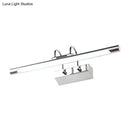 Modern chrome led vanity wall lamp bathroom light 22 inches wide