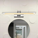 DecorBites™ Ultra-Thin LED Nickel Wall Lamp for Bathroom - Simple Style, Warm/White Light (17"/23" Width)