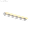 Modern chrome led wall mounted vanity light bathroom sconce