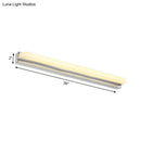 Modern chrome led wall mounted vanity light bathroom sconce
