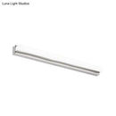 Modern chrome led wall mounted vanity light bathroom sconce