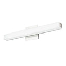 Modern chrome led wall sconce – vanity warm white light