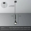 Modern chrome led water drop chandelier dining room pendant light