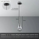 Modern chrome led water drop chandelier dining room pendant light
