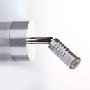 Modern chrome mini tubed wall lamp – bathroom warm & white lighting
