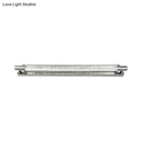 Modern chrome pipe acrylic vanity lighting bathroom wall lamp