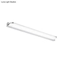 Modern chrome rectangular led wall light – bathroom light fixture