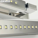 Modern chrome rotatable stainless steel led wall light bathroom sconce