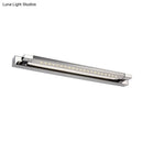 Modern chrome rotatable stainless steel led wall light bathroom sconce