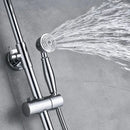 DecorBites™ Brass Shower Mixer Faucet Set with Handshower and 8" Rainfall Head