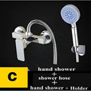 DecorBites™ Brass Single Handle Hot Cold Shower Mixer with Hand Shower