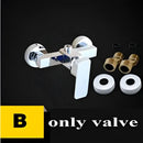 DecorBites™ Brass Single Handle Hot Cold Shower Mixer with Hand Shower