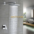DecorBites™ Brass Lanos Rain Shower Set, Bath Mixer Wall Tap for Hotels